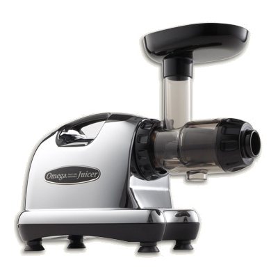 Omega Juicer Chrome Model 8006 Raw Nutrition Canada