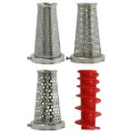 Victorio Food Strainer and Sauce Maker Model 250 4-Pc Accessory Kit