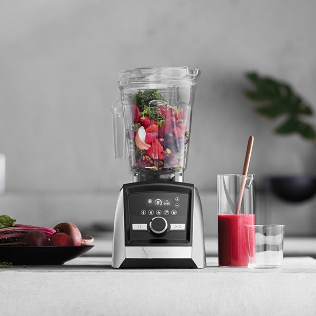 Vitamix Ascent Blender A3500 Brushed Stainless Raw Nutrition Canada