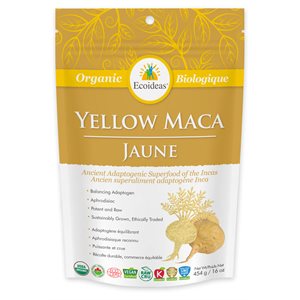 Ecoideas Maca jaune biologique 454g
